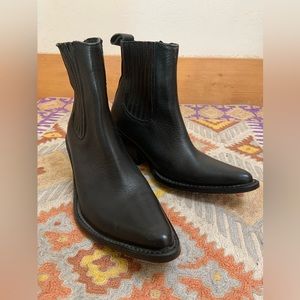Ecote Black Western Point Toe Chelsea Boot 8